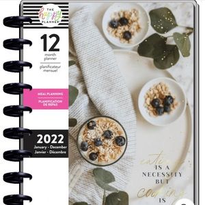 2022 Foodie Classic Meal Planning Happy Planner -12 Months